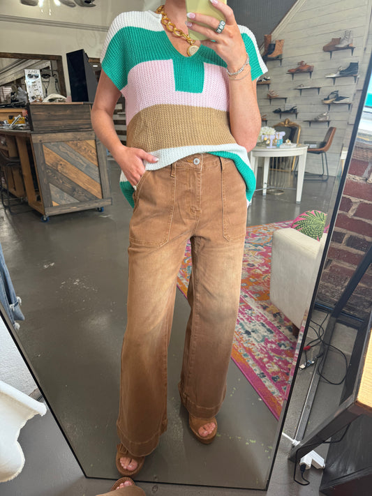Carmel Coffee Jeans