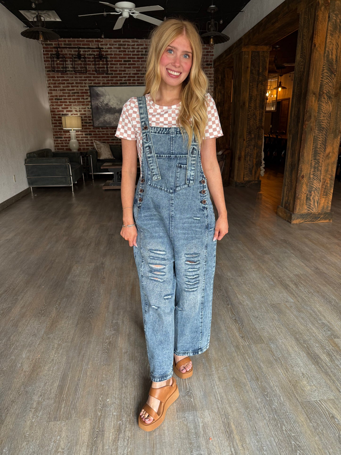 Falling into Denim Overalls
