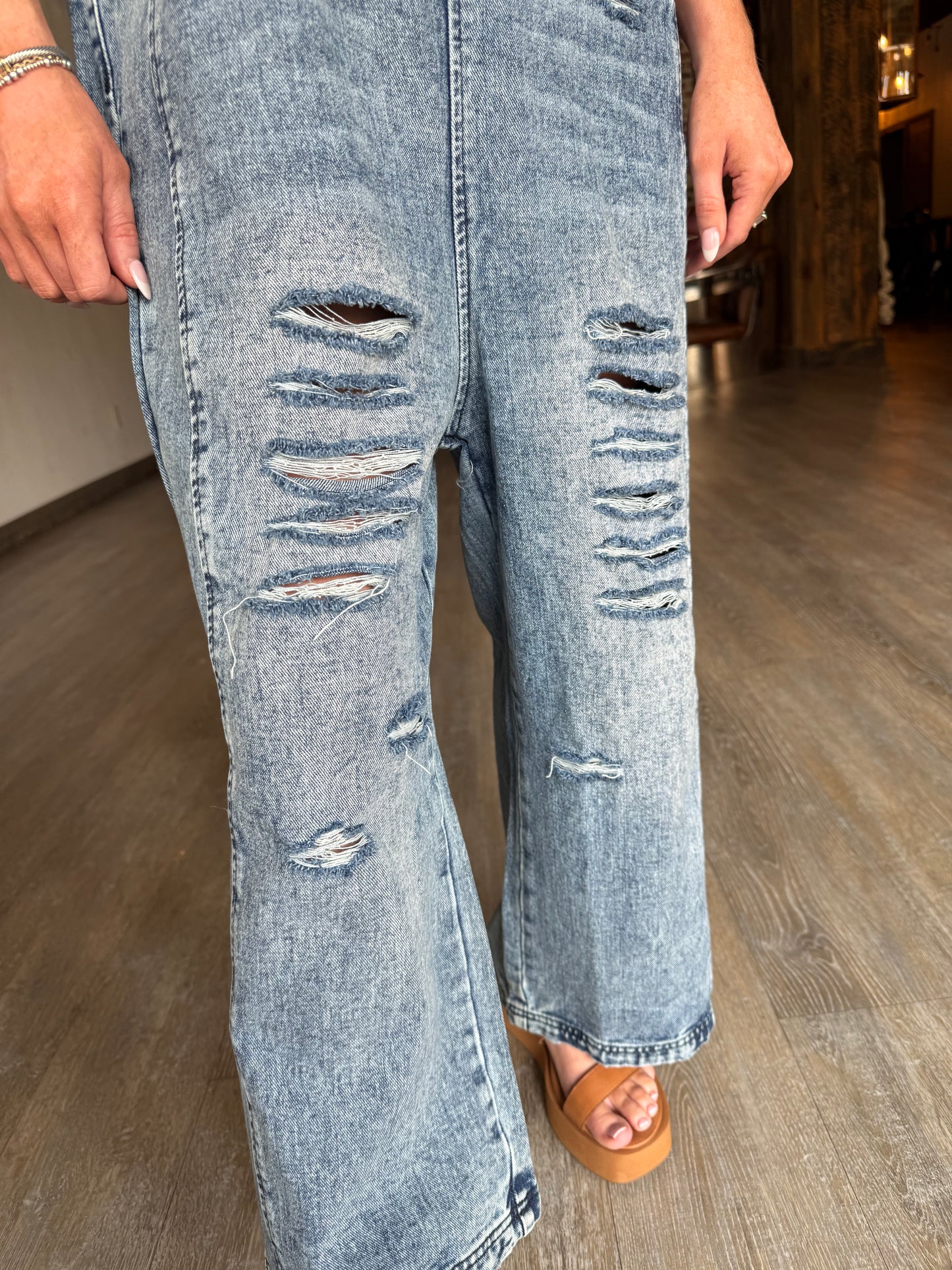 Falling into Denim Overalls