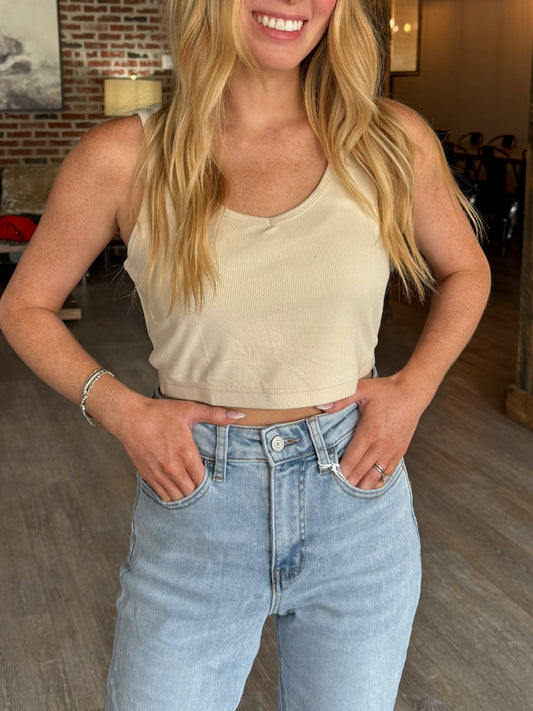 Blank Page Crop Tank