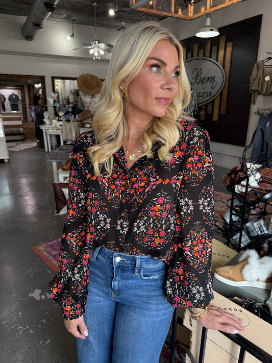 Fall Floral Top