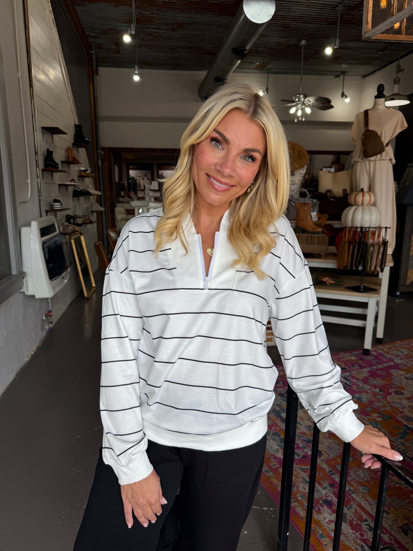 Signature Stripe Top