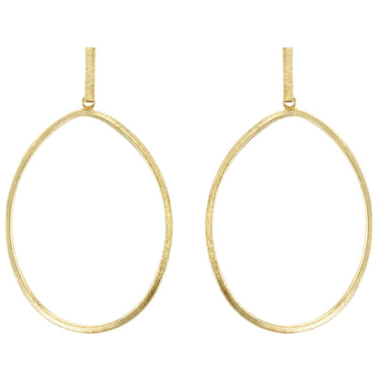 Sheila Fajl Twisted Oval Hoops