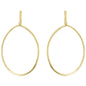 Sheila Fajl Twisted Oval Hoops