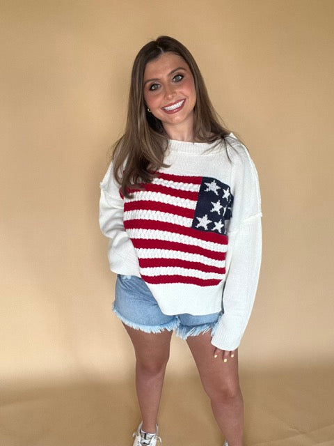 Stars & Stripes Knit Sweater