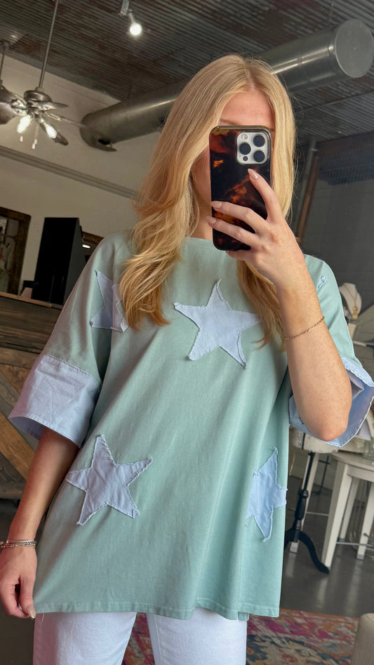 Seeing Stars Oversize Tee