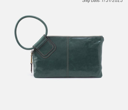 Hobo Sable Wristlet- Sage Leaf