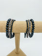 Black/ Grey Bracelet Set