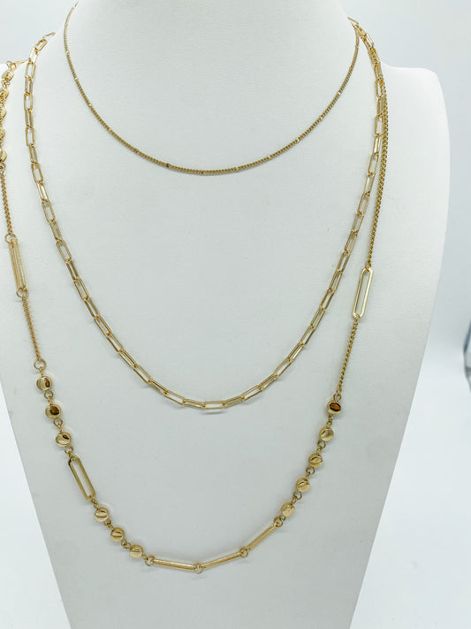 3 Piece Multilayer Necklace