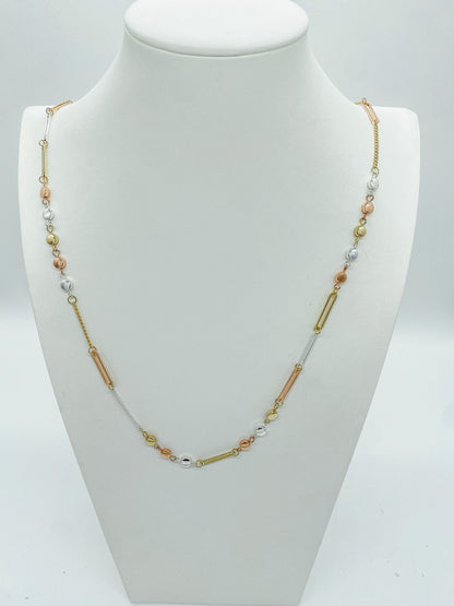 Station Chain Long Necklace