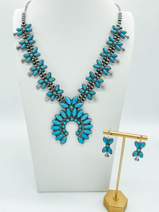 Turquoise Western Set