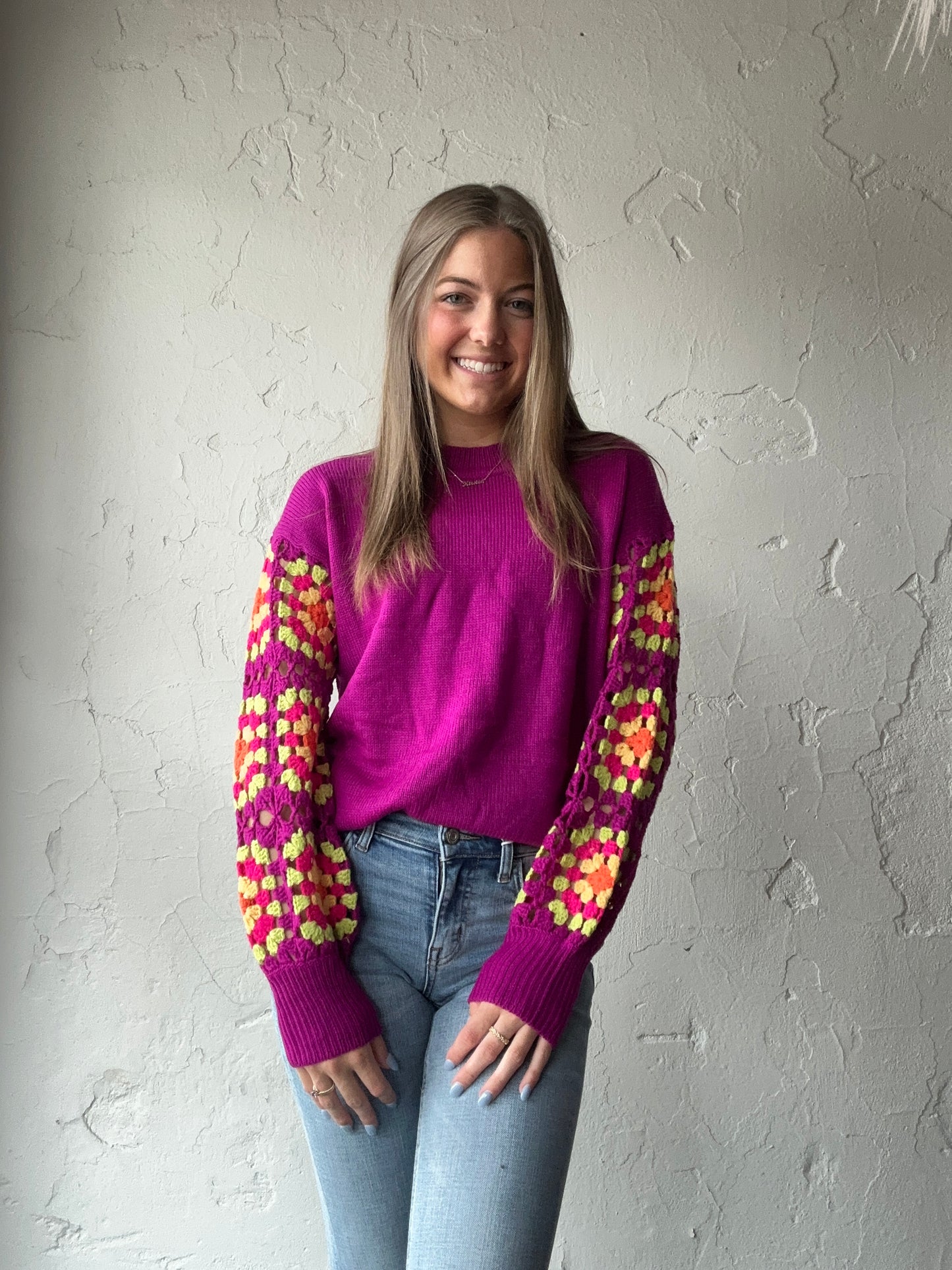 Lilabet Magenta Sweater