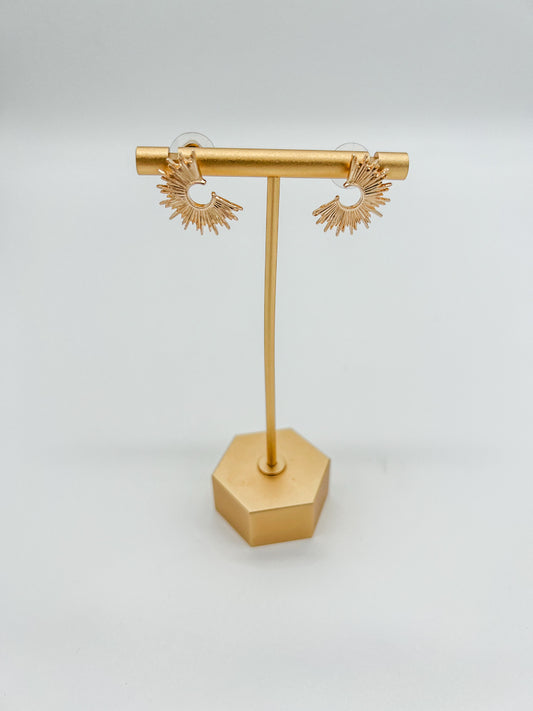 Sunburst Stud Earrings