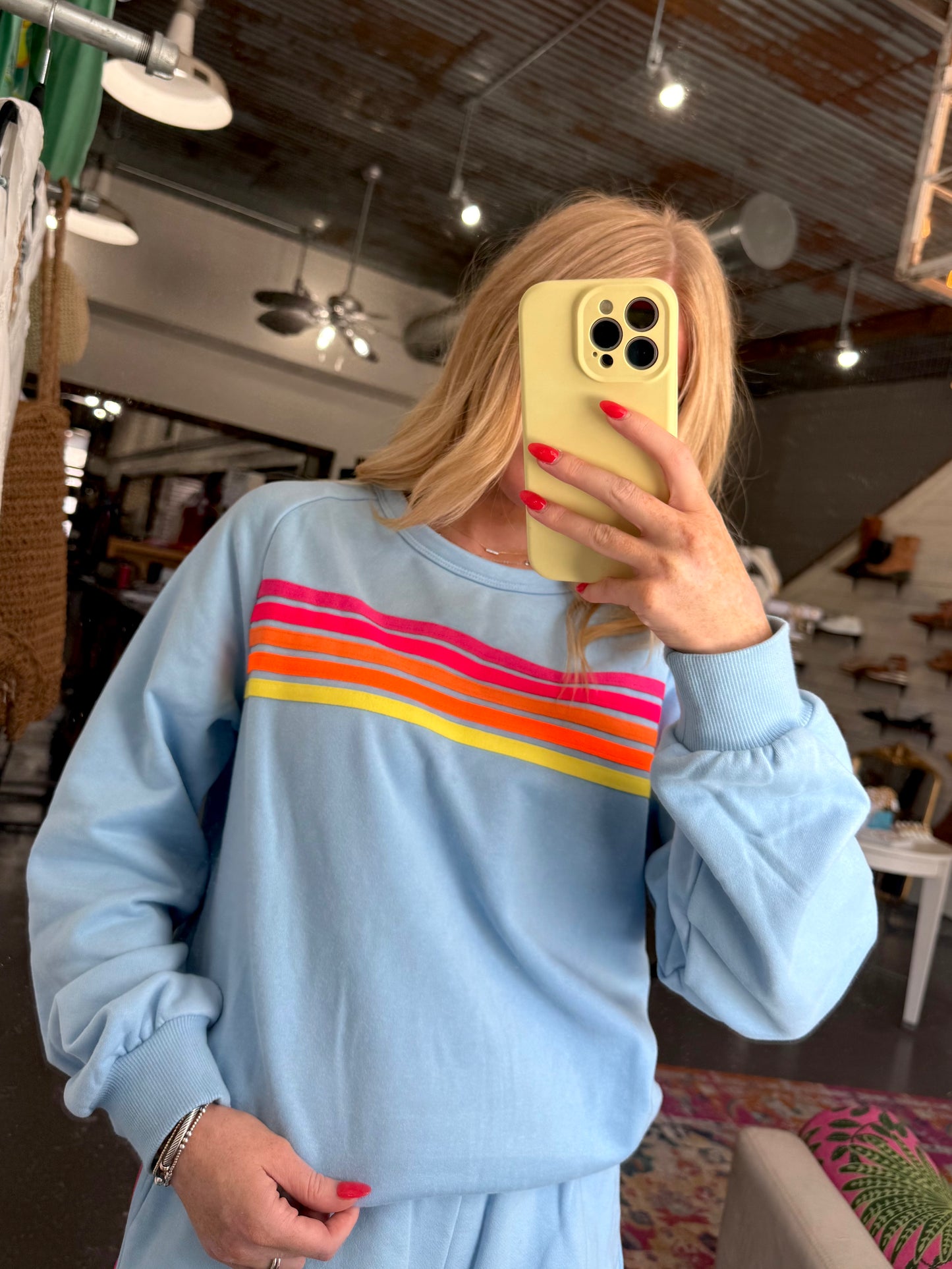 Blue Jet Lag Short Set