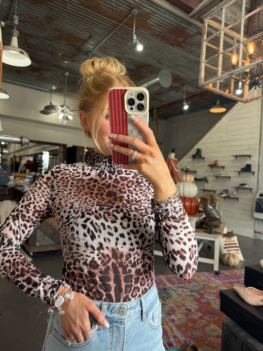 Layer Leopard Bodysuit