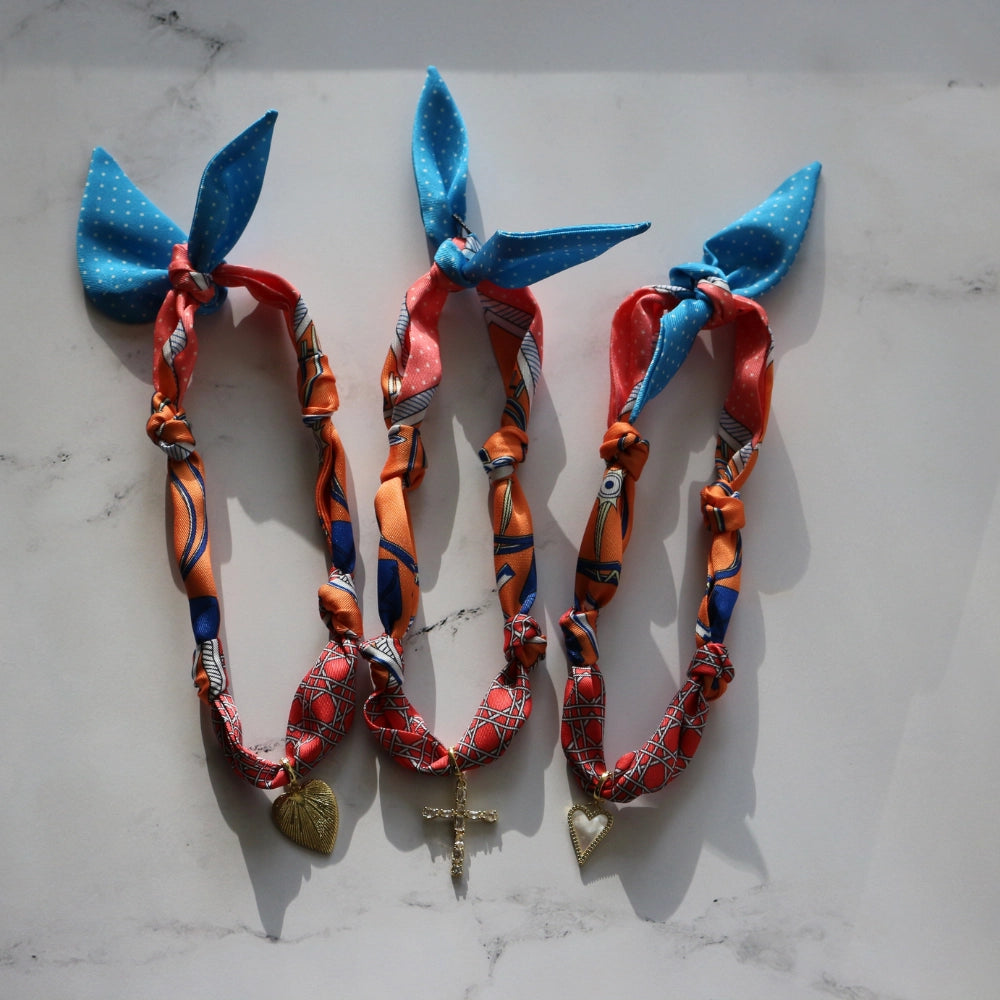 Sammi Silk Scarf Necklace