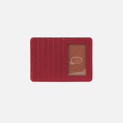 Hobo Euro Slide Card Case - Cranberry