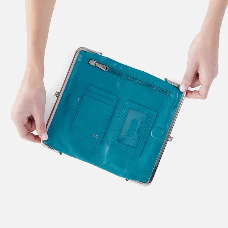 Hobo: Lauren Clutch Wallet - Biscayne Blue