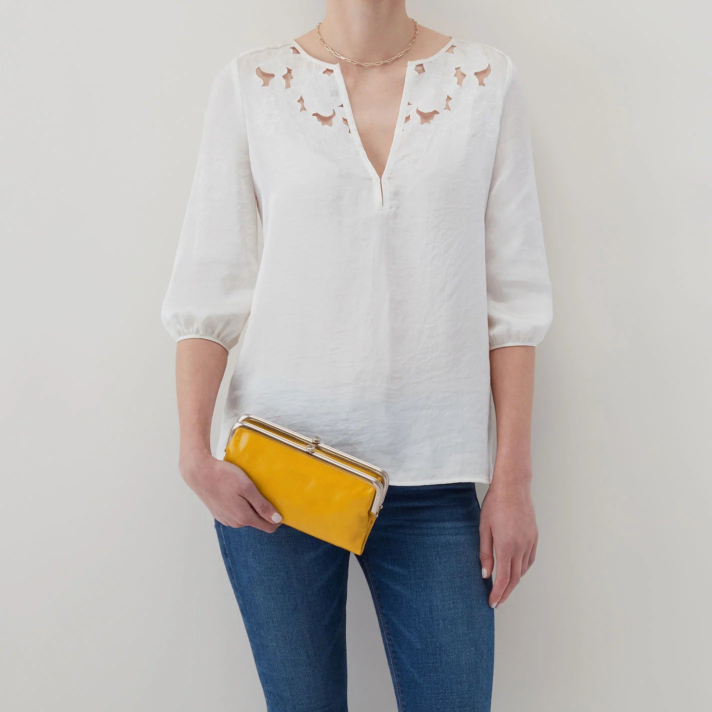 Hobo Lauren Clutch- Sun Glow