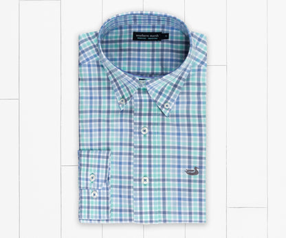 southern marsh Juban Check Dress Shirt