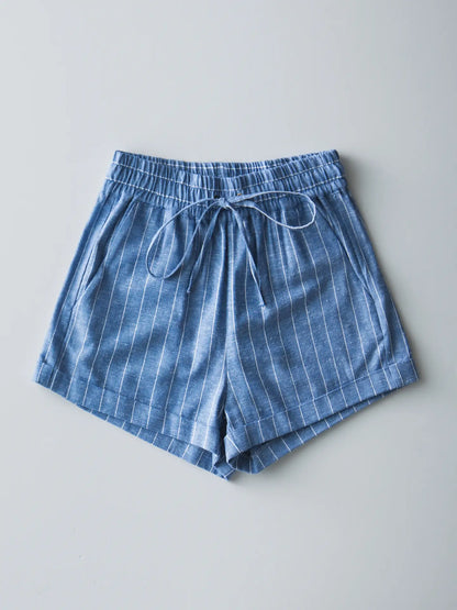 All Blue Skies Linen Shorts