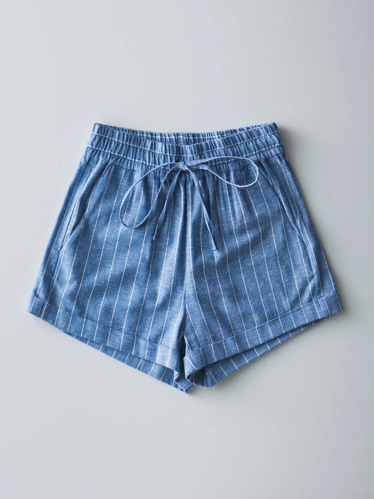 All Blue Skies Linen Shorts