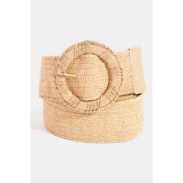 Intricate Braided Hoop Belt