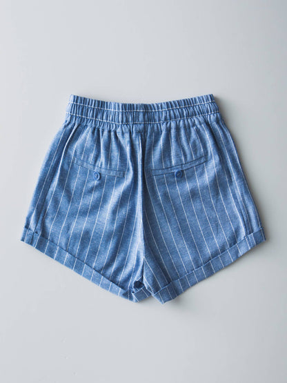 All Blue Skies Linen Shorts