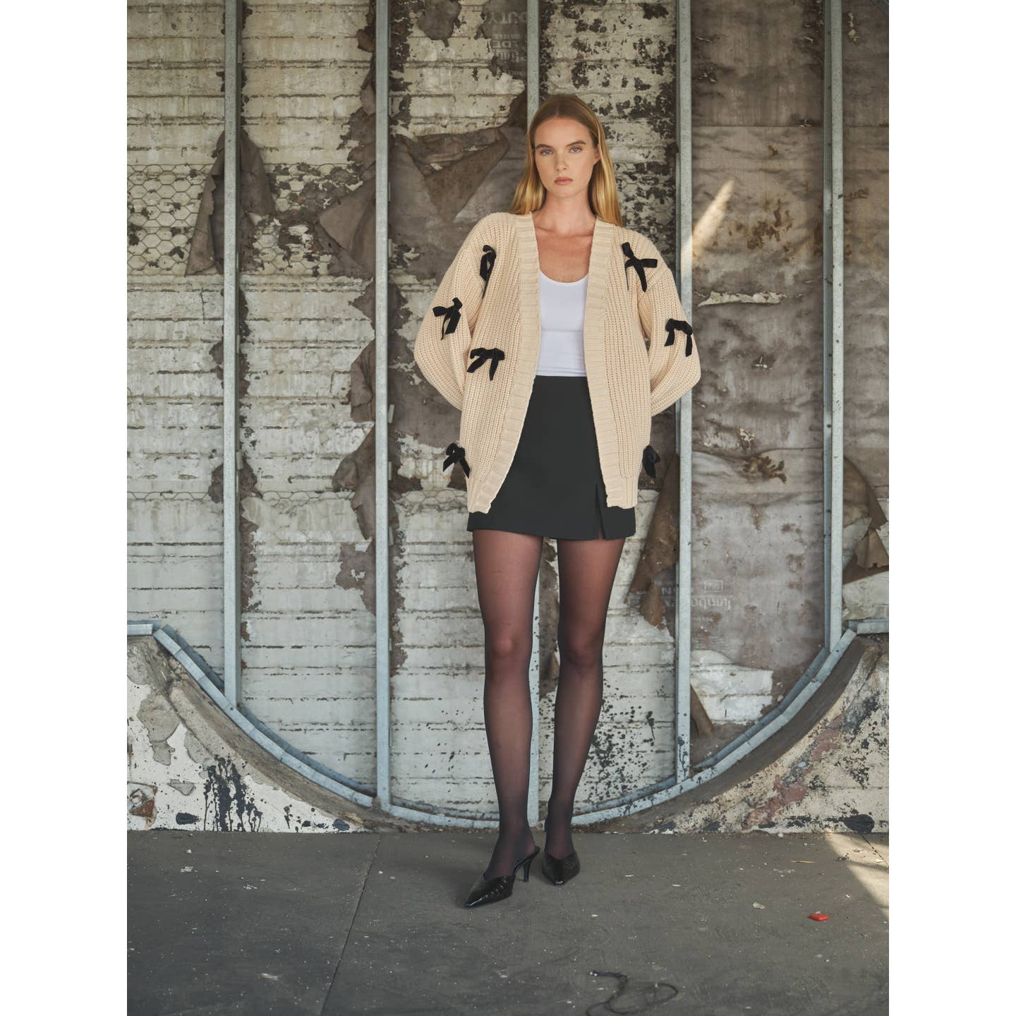 Velvet Bow Cardigan – Grey Barn Boutique