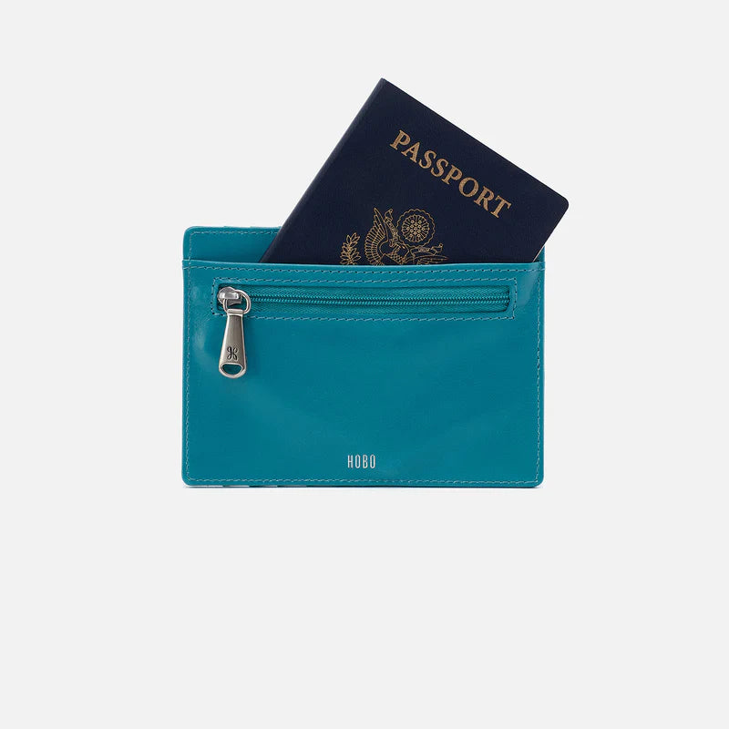 Hobo: Euro Slide Card Case - Biscayne Blue