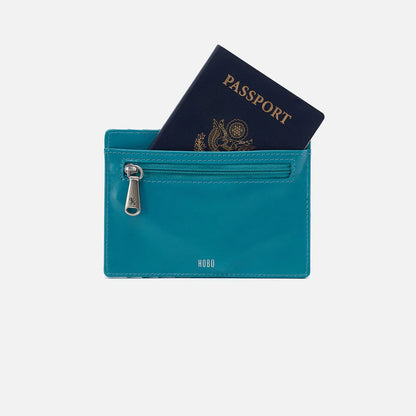 Hobo: Euro Slide Card Case - Biscayne Blue