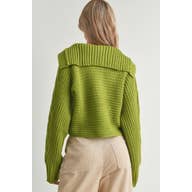 Preston Drama Collar Sweater
