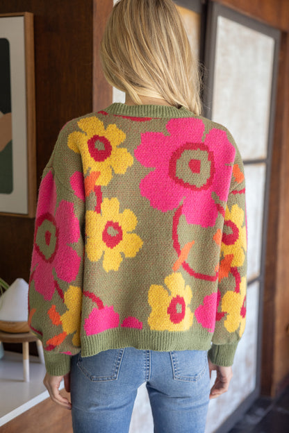 Autumn Poppy Sweater