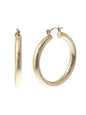 Gold Hollow Hoops