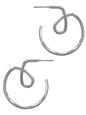 Twisted Silver Earrings