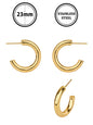 Stainless Hoop Earrings