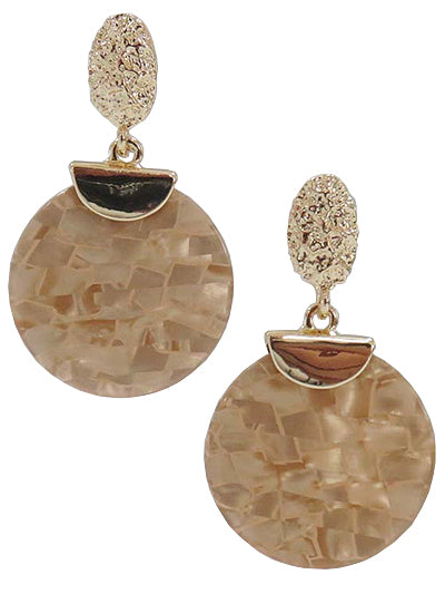 Brown Dangle Earrings
