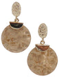 Brown Dangle Earrings