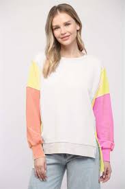 Blaire Color Block Sweatshirt