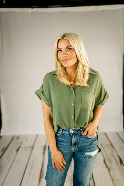 Airflow Button Down Top