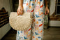 Braided Semi Circle Tote