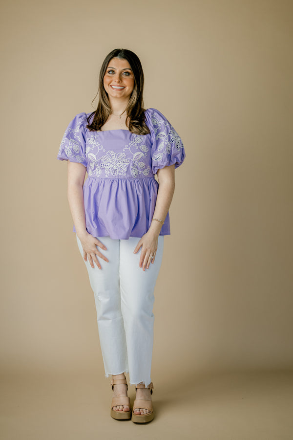 Fields of Lavender Top