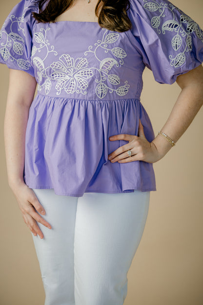 Fields of Lavender Top