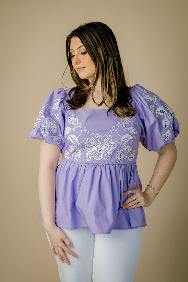 Fields of Lavender Top