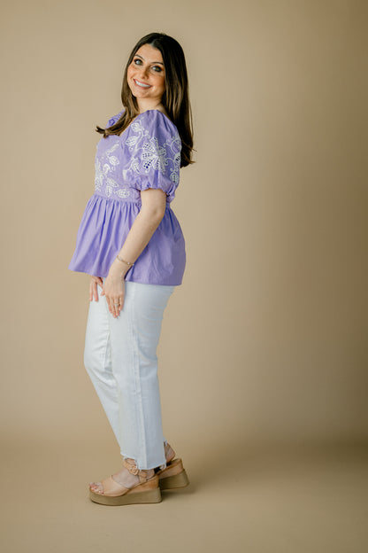 Fields of Lavender Top