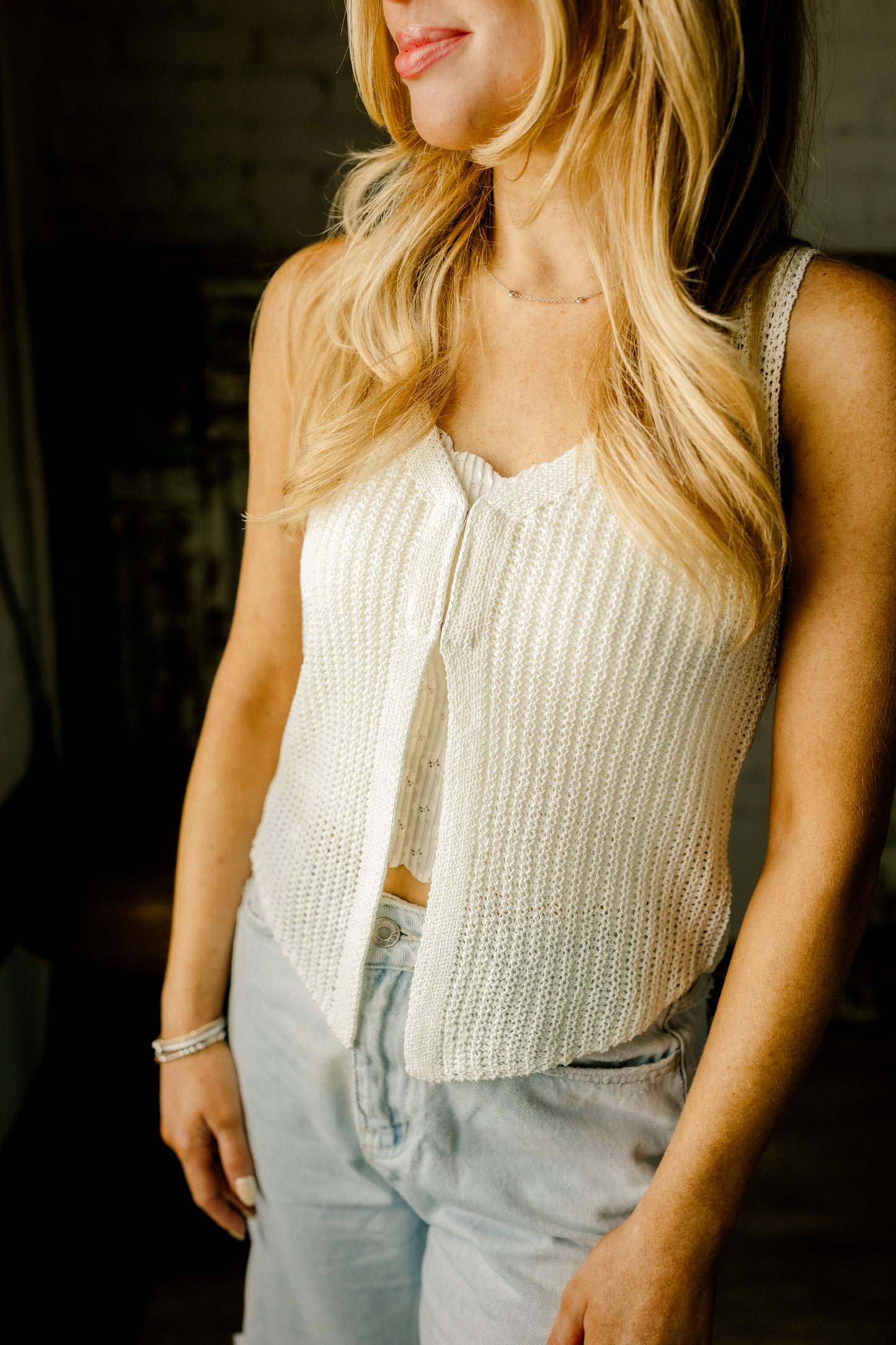 Juila Cropped Knit sweater