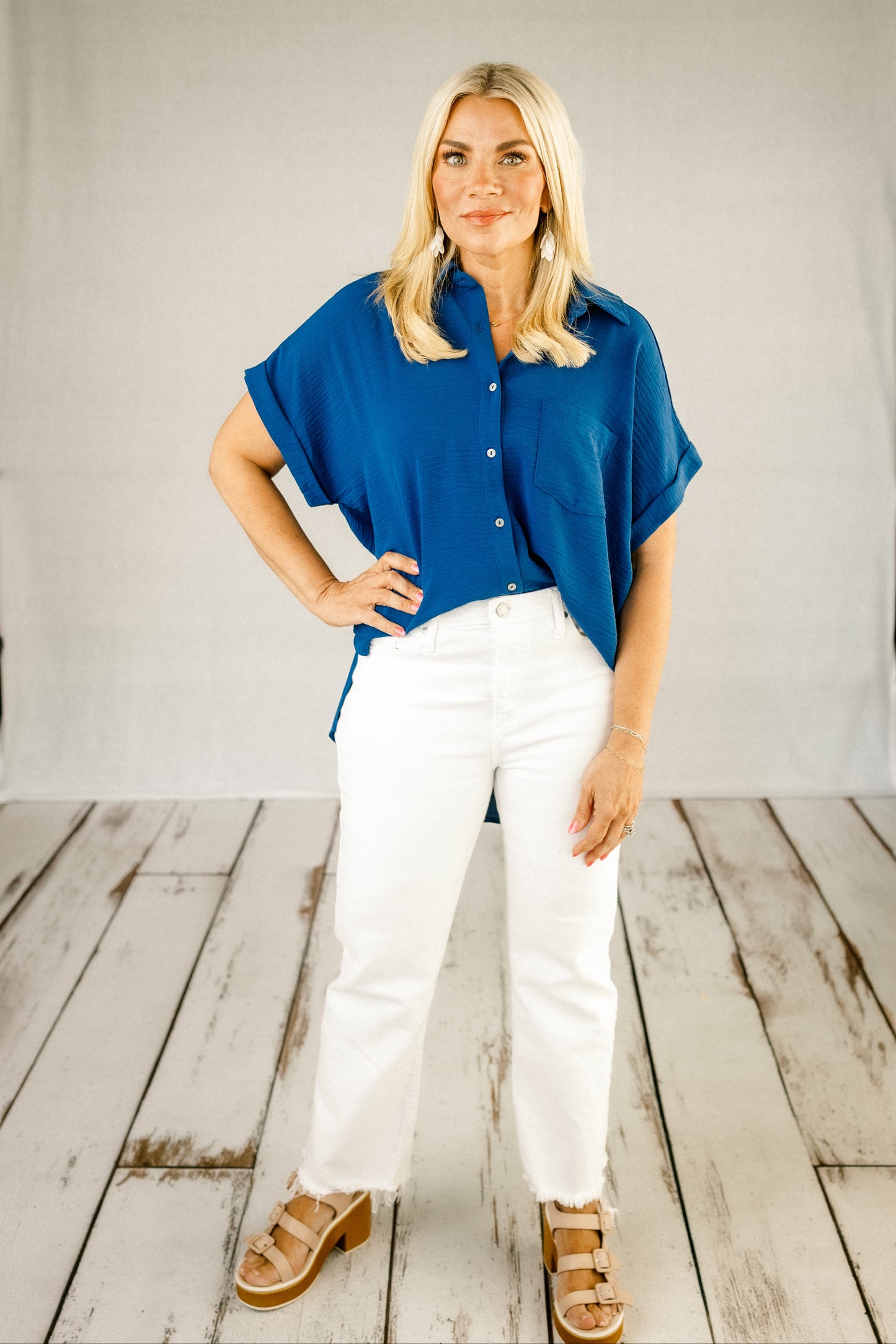 Airflow Button Down Top