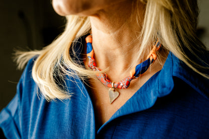 Sammi Silk Scarf Necklace