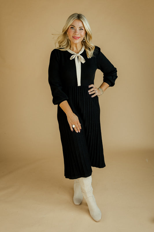 Classic Cozy Midi Dress