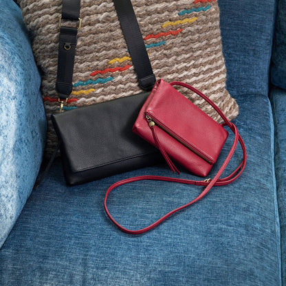 Hobo Grant Crossbody- Wine